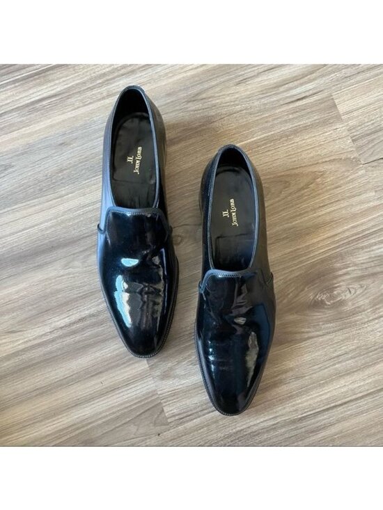 John Lobb Edward Patent Leather Shoes Black Tie main image 10